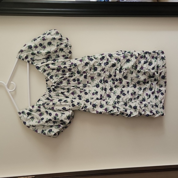 Floral Milkmaid Mini Dress - Picture 5 of 10